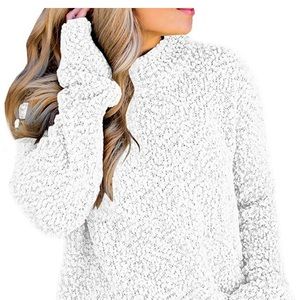 Women’s Sherpa Fleece Side Slit Sweater